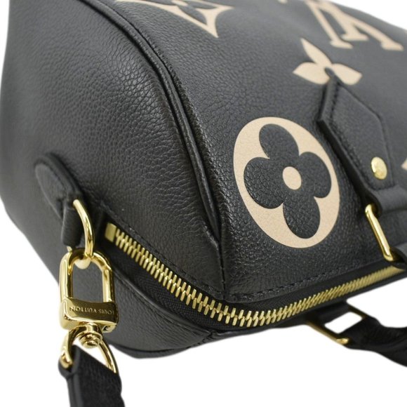 LOUIS VUITTON  Speedy 25 Bandouliere Monogram Empreinte Leather Crossbody Bag - Picture 7 of 13